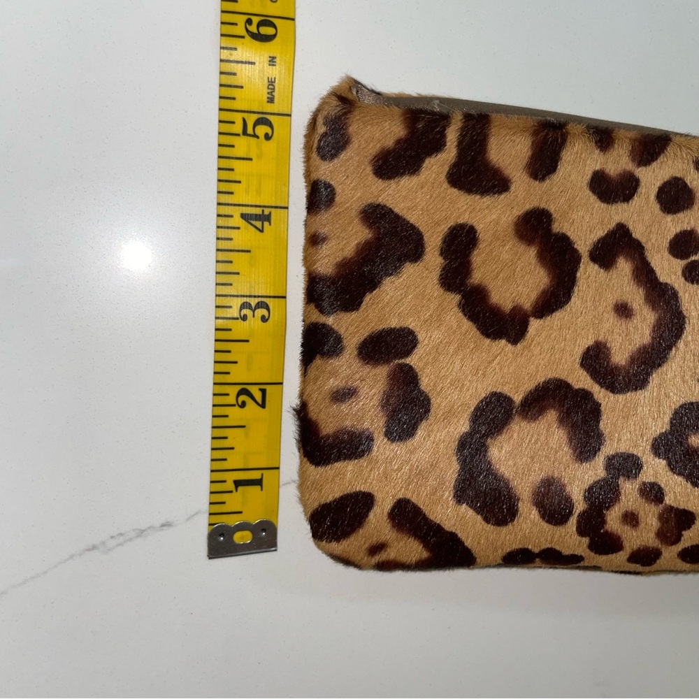 Valentino pony hair fur leopard bow clutch - Picture 6 of 11